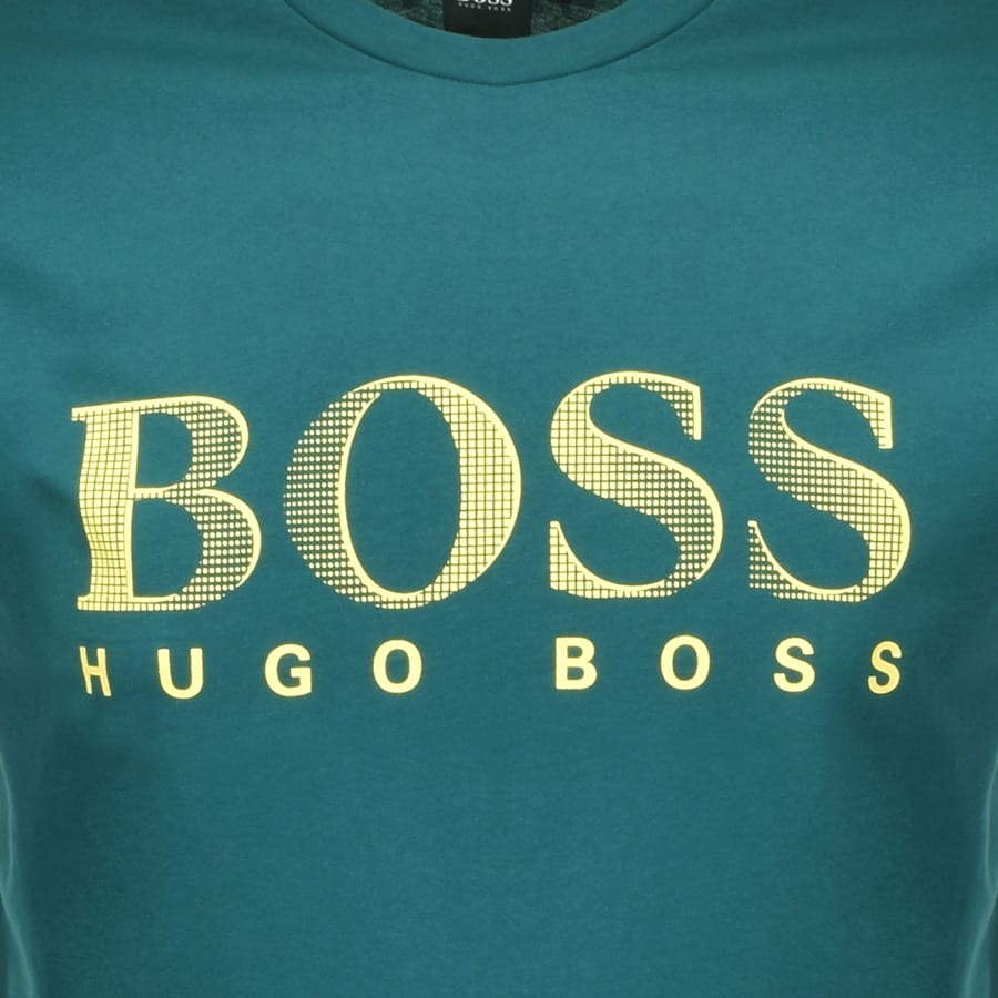 Alternative Image for ProductBOSS HUGO BOSS UV Protection Logo T Shirt Green3